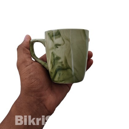 Premium Green & White Marble Design Ceramic Coffee Mug